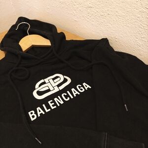 Balenciaga Black Logo Hoodie